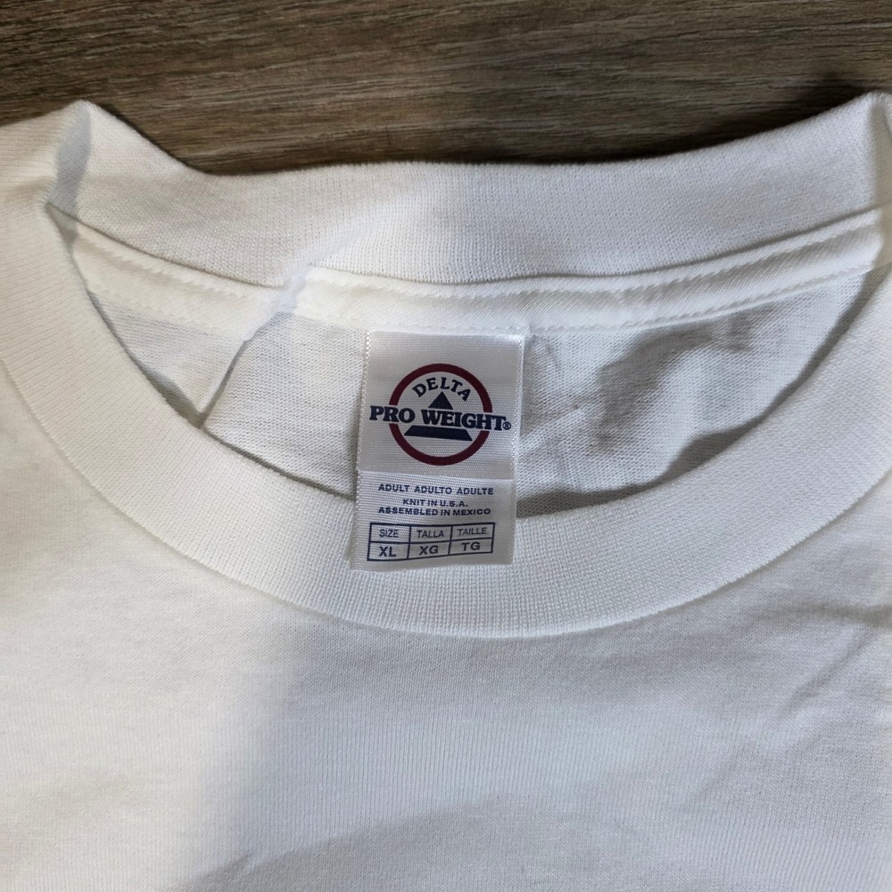 Delta Mens XL T-Shirt‎ White Redrum XXX Drinking Team Graphic Short Sleeve Tee - Picture 4 of 6